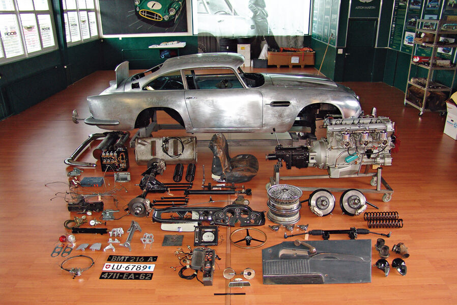 Aston Martin DB5 007, Restaurierung