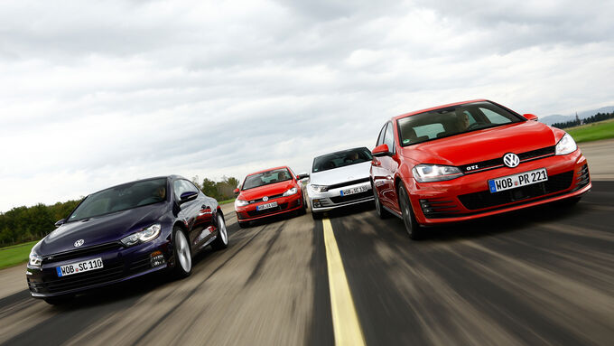 VW engine comparison: Golf GTI vs. GTD, Scirocco TSI vs. TDI - AUTO ...